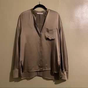 Vince Silk Button Down